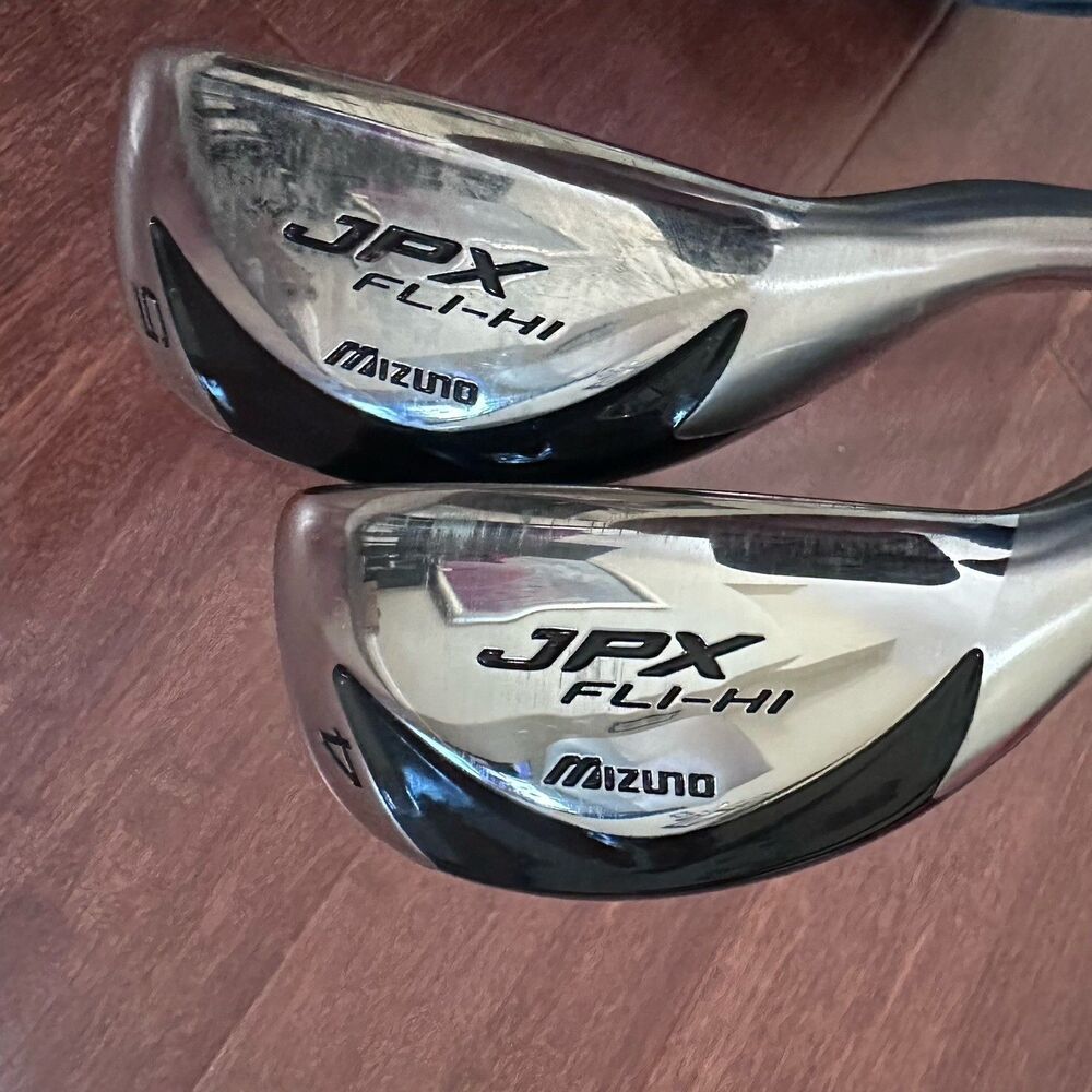 Mizuno JPX FLI-HI Hybrids Set 4H, 5H Orochi 65g Regular Flex Graphite Shafts RH